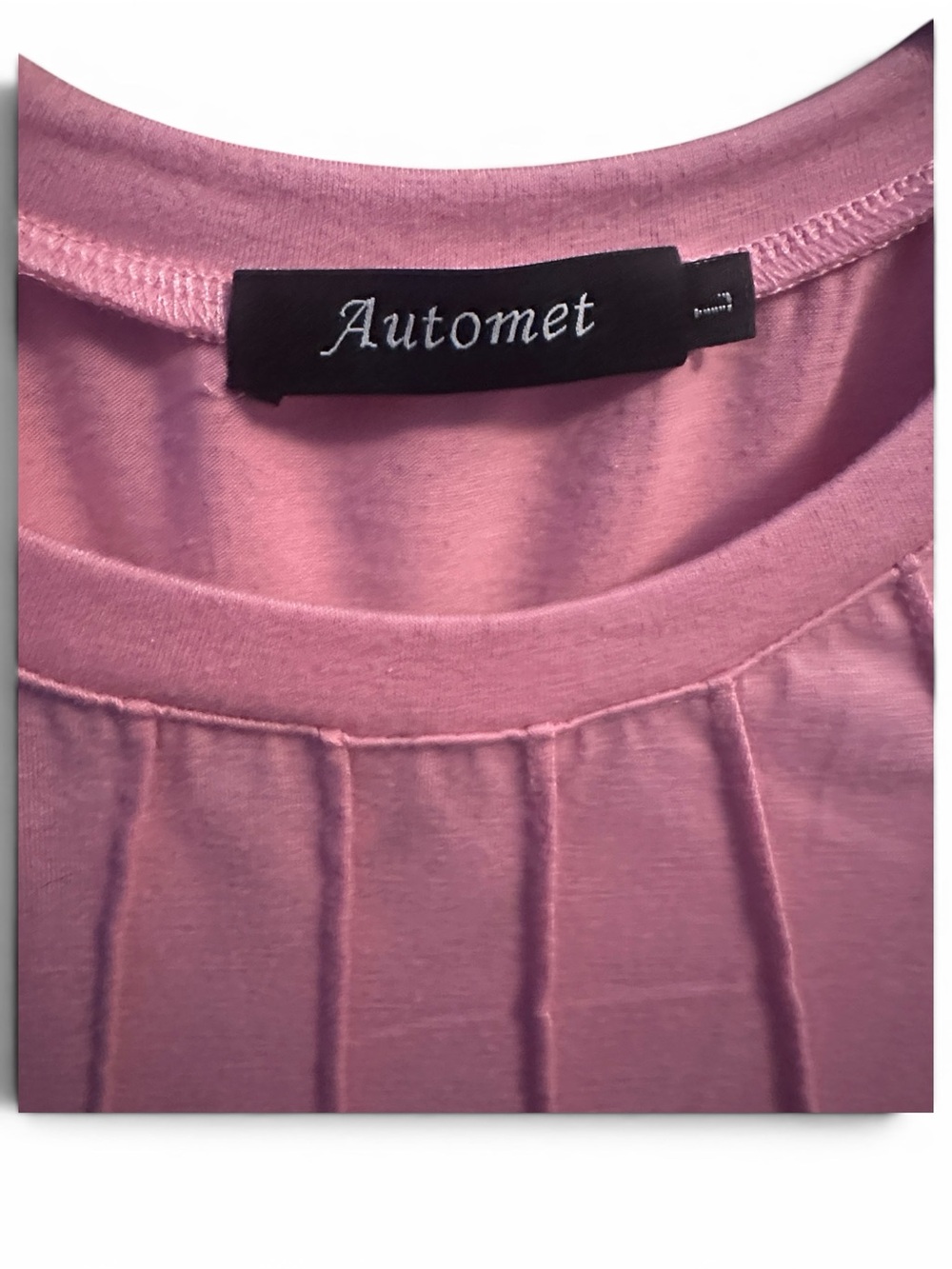 Automet Lg Women's Pink Short Sleeve Tee - Picture 3 of 5